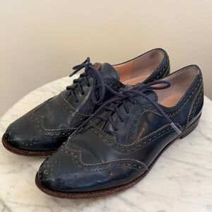 Kate Spade Dark Blue Women's Lace-Up Flats